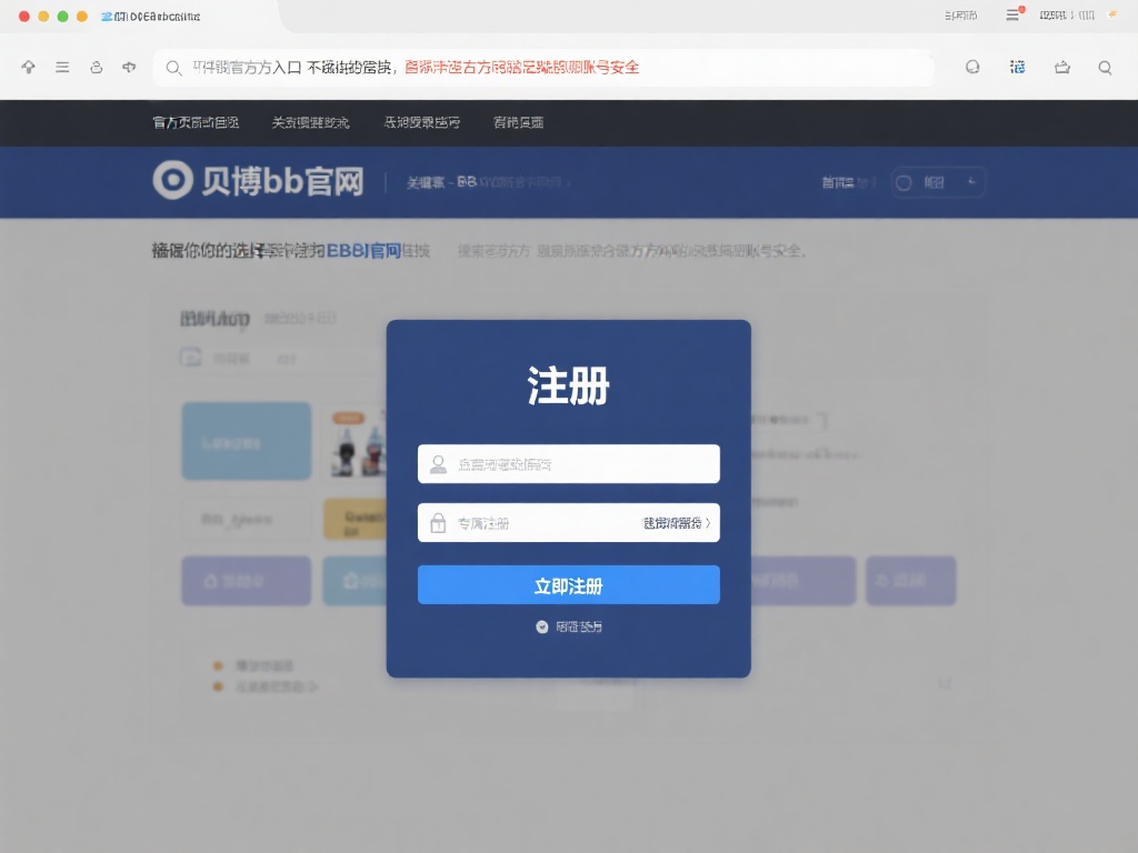贝博bb官网注册教程图文详解 首先,确保您选择的是正确的贝博官网链接。浏览器中搜
