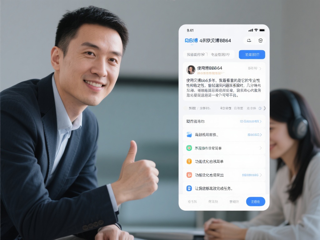 王先生是一位资深用户，他在评价中提到：“使用贝博b