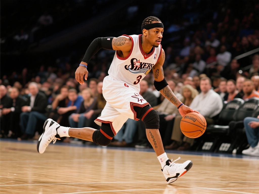 艾弗森的突破性技术风格
艾弗森最大的特点便是他令